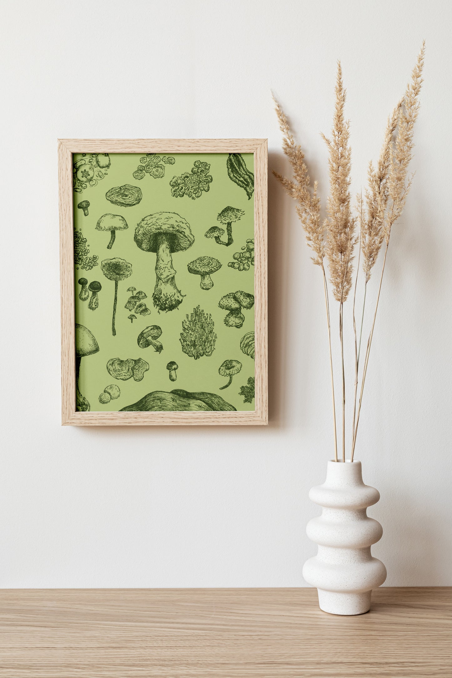 Mushrooms Print